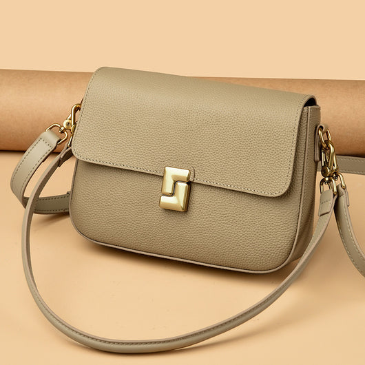 Bolso Mensajero de Cuero Vintage para Mujer - Image 7