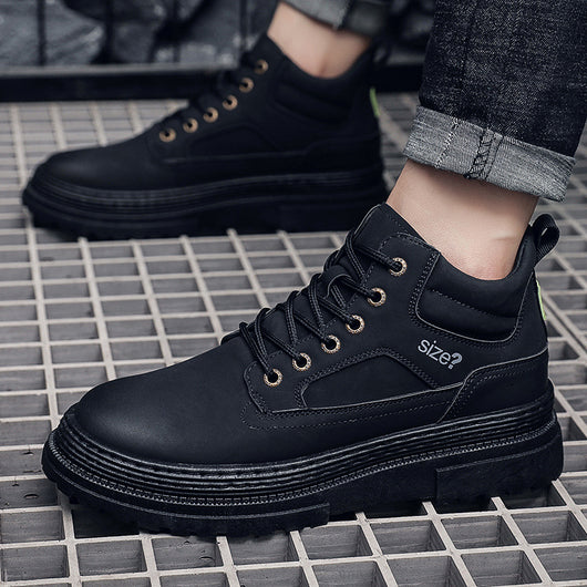 Botas Altas Estilo Británico para Hombre con Suela Reforzada - Image 12