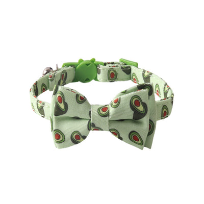 Collar Triangular para Mascota Serie Frutas Coloridas con Moño - Image 3