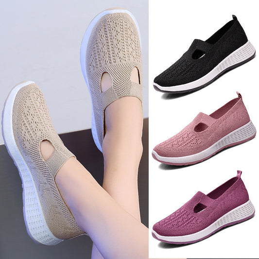 Zapatos Tradicionales Beijing para Mujer - Malla Transpirable con Suela Flexible