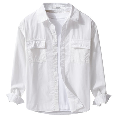 Polo Cargo Casual Hombre Colores Sólidos - Image 3