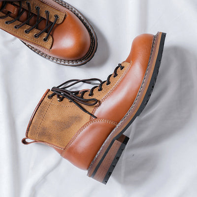 Botas Martin para Hombre de Cuero con Plataforma y Suela Reforzada - Image 5