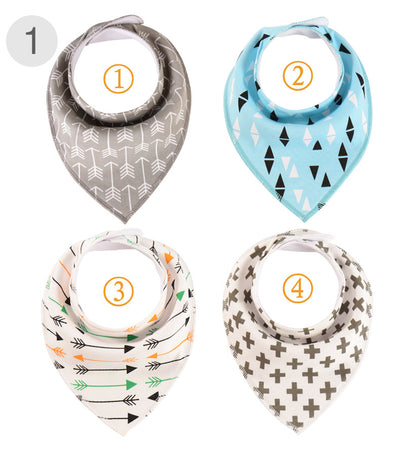 Baberos para Bebé de Algodón Puro Impermeables - Set de 4 Piezas - Image 21