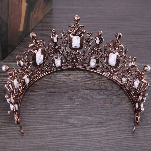 Accesorio de Pelo con Encaje y Pedrería para Vestido de Novia - Image 11