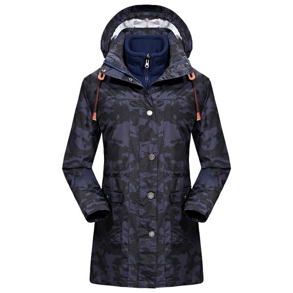 Chaqueta Versátil 3 en 1 de Largo Medio para Hombre y Mujer
