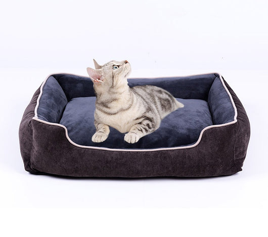 Cama de Terciopelo para Mascotas - Casa Cómoda para Perros y Gatos - Image 17