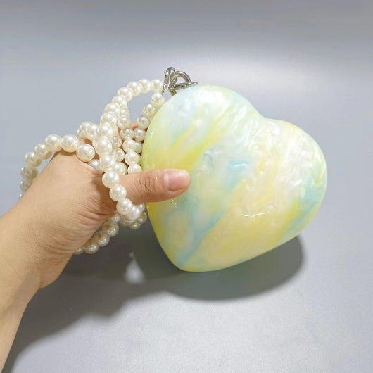Bolso de Moda Acrílico Transparente con Diseño Love - Image 8