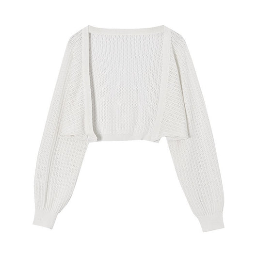 Blusa Protectora Solar con Mangas Farol Huecas y Corte Suelto - Image 5