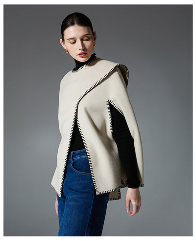 Capa y Chal Reversible con Costura Halter - Image 13