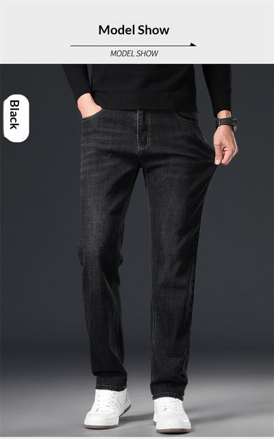Jeans Slim Fit Premium para Hombre - Corte Recto y Tela Gruesa - Image 15