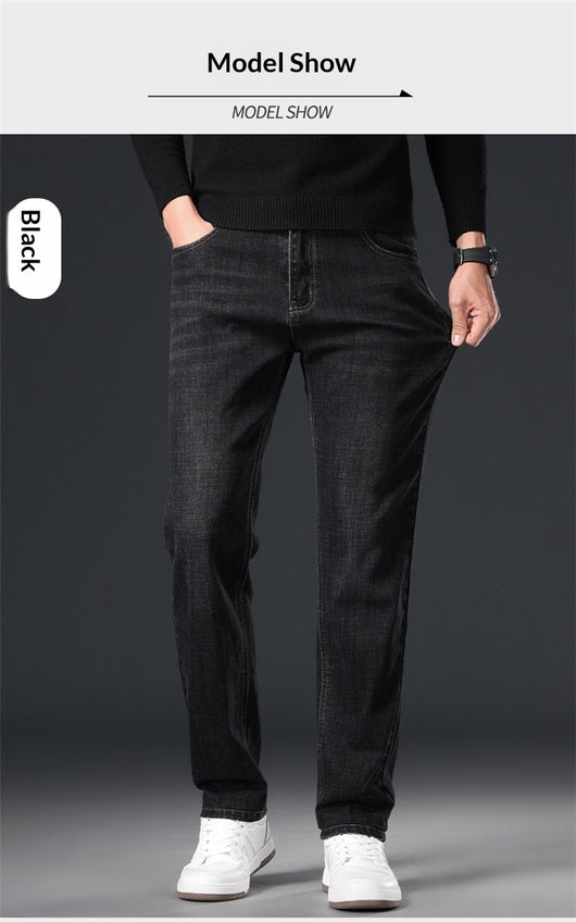Jeans Slim Fit Premium para Hombre - Corte Recto y Tela Gruesa - Image 15