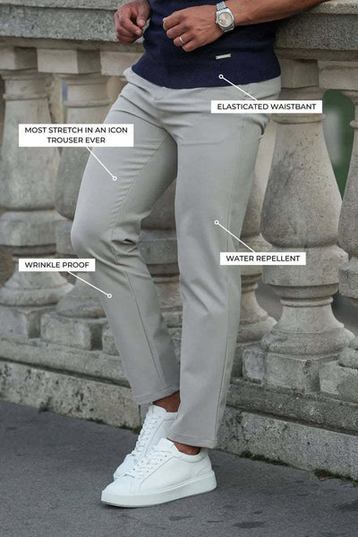 Pantalones de Vestir Casuales Lisos para Hombre - Multiusos Ejecutivos - Image 18