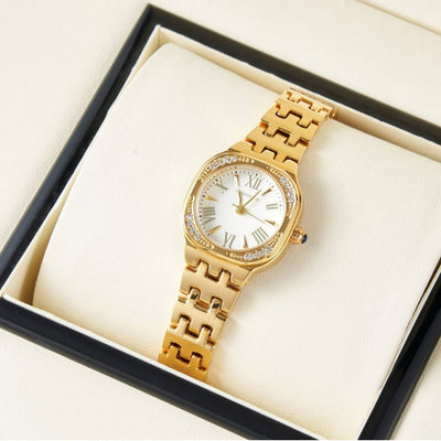 Reloj Cuadrado Estéreo para Mujer - Diseño Moderno y Elegante - Image 2