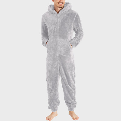 Pijama Térmico Tipo Jumpsuit con Cierre para Hombre - Image 5