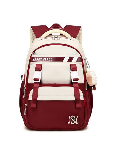 Mochila Escolar Preppy Minimalista Resistente a Manchas - Image 7