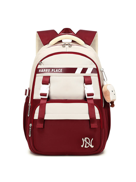 Mochila Escolar Preppy Minimalista Resistente a Manchas - Image 7