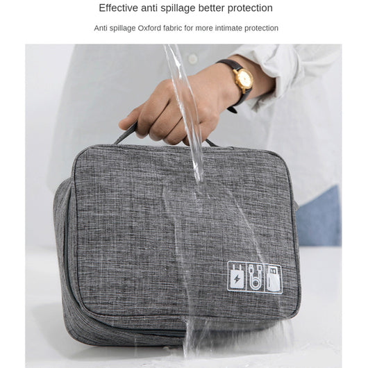 Organizador de Cables y Accesorios Electrónicos Impermeable para Viajes - Image 3