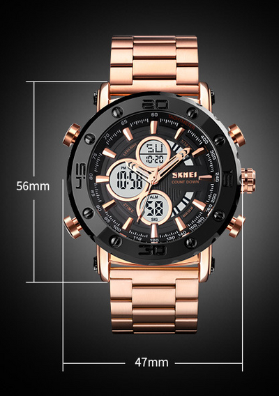 Reloj Deportivo Multifuncional para Hombre con Correa de Acero - Image 9
