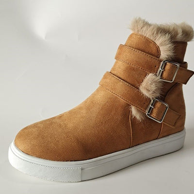 Botas Cortas Planas para Mujer - Estilo Casual y Versátil - Image 11