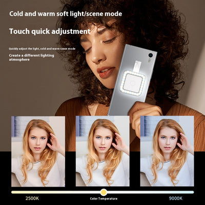 Luz de Relleno Magnética para Selfies y Fotografía