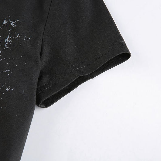 Camiseta Personalizada con Estampa en Pecho Cuello Redondo Ajuste Slim - Image 16