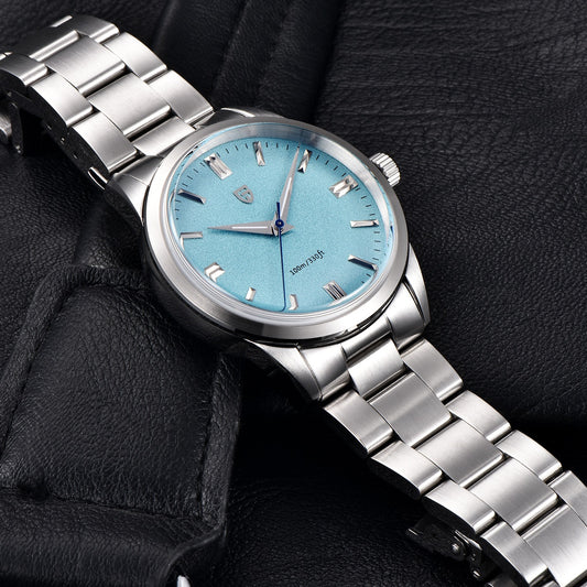Reloj de Cuarzo para Hombre con Correa de Acero Inoxidable y Esfera Cielo Nocturno - Image 2
