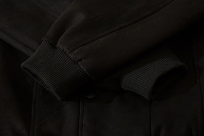 Chamarra Suede Oversize Estilo Universitario para Mujer - Image 6