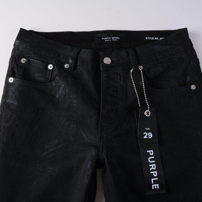 Jeans Slim Fit Morado y Negro - Tendencia Internacional - Image 5
