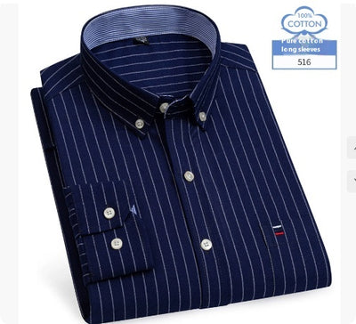 Camisa Cuadrille de Algodón Puro para Hombre - Image 6