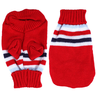 Suéter para Gato Multicolor con Cuello Solapa - Diseño Casual - Image 4