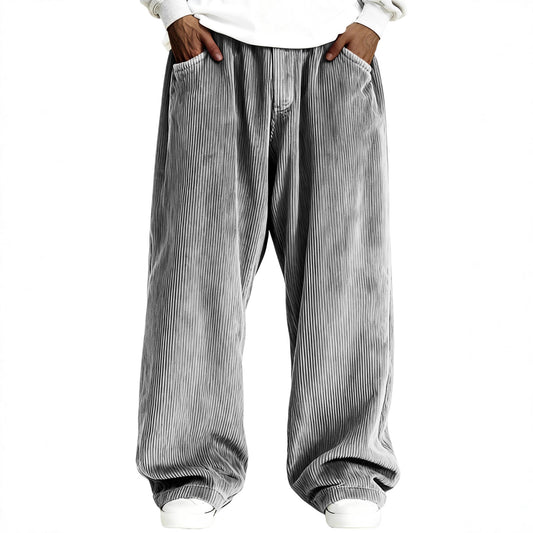 Pantalones de Buzo Corduroy Casual para Hombre con Bolsillos - Image 2