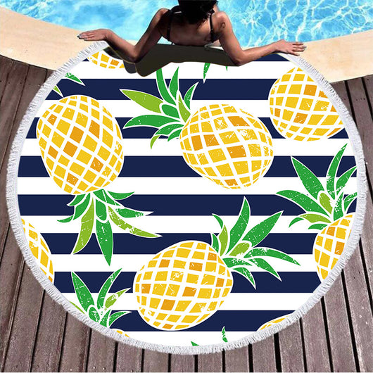 Toalla de Playa Redonda Estampada para Verano - Image 12