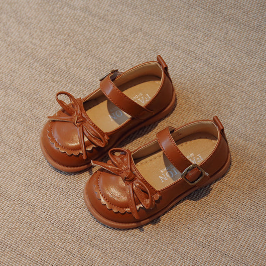 Zapatos Escolares de Cuero para Niños con Velcro y Suela Antideslizante - Image 8