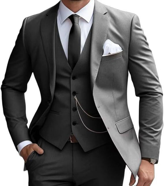 Traje Slim Fit Ejecutivo para Hombre - Elegancia Formal y Temperamento Empresarial - Image 21