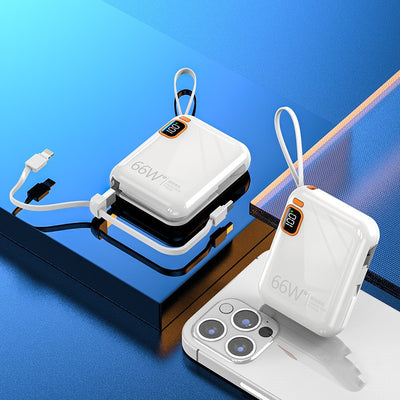 Powerbank Bidireccional con Cable Integrado - Carga Rápida - Image 3