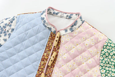 Chaqueta Acolchada de Patchwork para Mujer - Colección Otoño - Image 3
