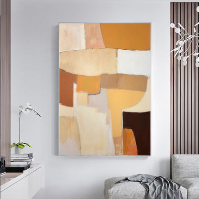 Cuadro Abstracto Óleo sobre Lienzo para Sala de Estar - Arte Moderno sin Marco - Image 7