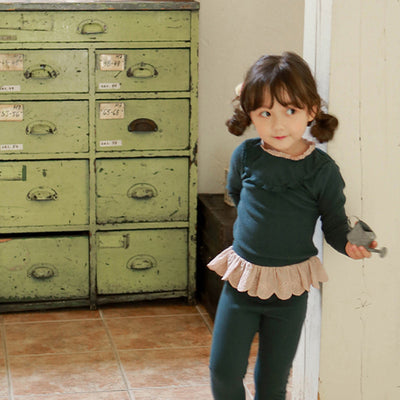 Blusa Infantil Estilo Occidental con Detalles de Orejas de Madera - Image 10