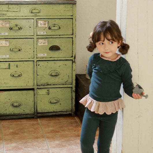 Blusa Infantil Estilo Occidental con Detalles de Orejas de Madera - Image 10