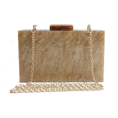Bolso de Mano Mármol Acrílico Lujo para Mujer - Image 8
