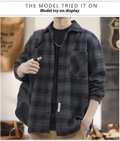 Camisa Suéter Holgada de Manga Larga para Otoño e Invierno - Resistente a Manchas - Image 14