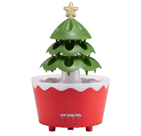 Difusor de Aceites Esenciales Árbol de la Suerte Navideño con Control Remoto