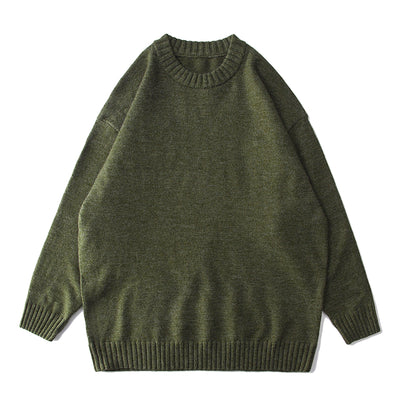 Suéter Retro Universitario Otoño - Pullover Tejido Holgado Unisex - Image 4