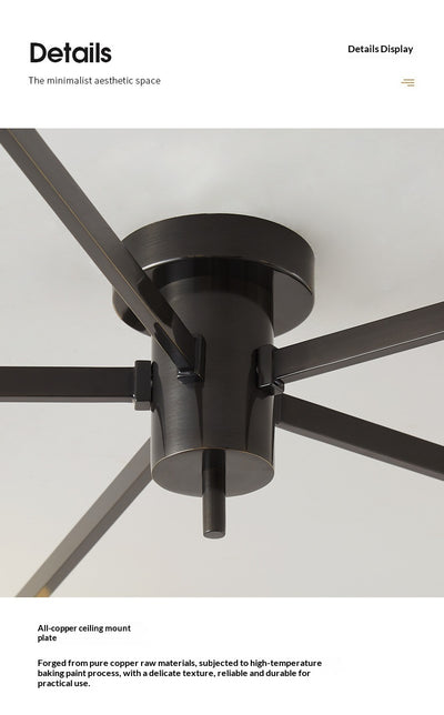 Lámpara de Techo Cobre Macizo para Sala y Dormitorio - Image 19
