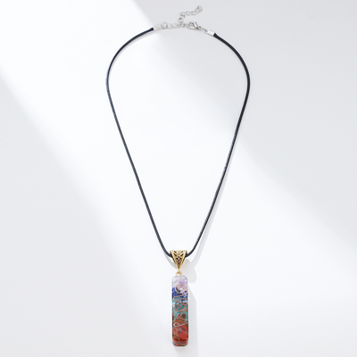 Colgante de Cristal Curativo Reiki con Piedra Natural para 7 Chakras - Image 69