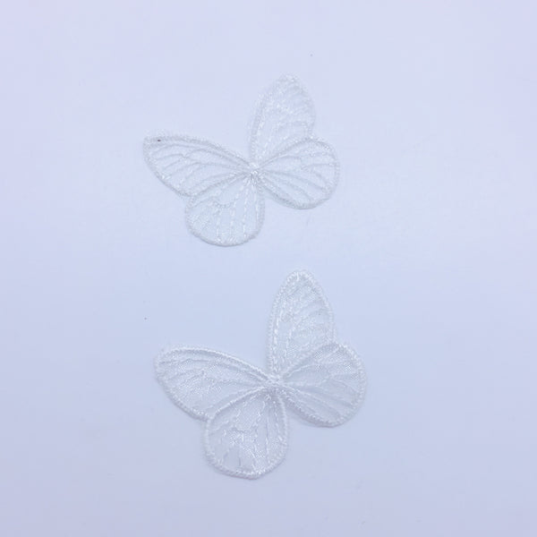 Aplique de Mariposa Bordada para Ropa y Accesorios de Cabello
