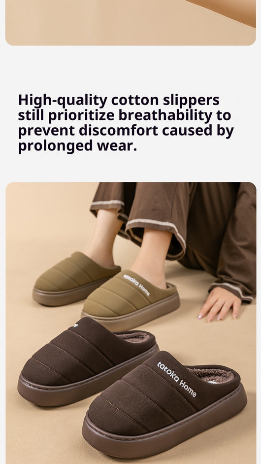 Zapatos de Algodón Impermeables con Forro Polar Cálidos para Otoño e Invierno - Image 19