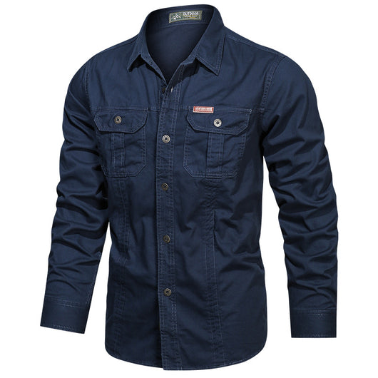 Camisa Militar de Verano Manga Corta para Hombre - Image 18