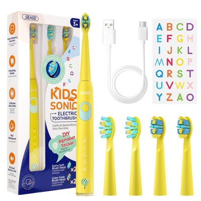 Cepillo de Dientes Eléctrico Sónico Recargable para Niños - Image 5