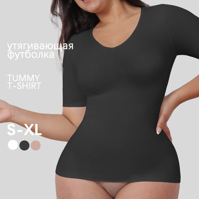 Corset Reductor con Manga Corta - Ajuste Abdominal para Mujer - Image 19